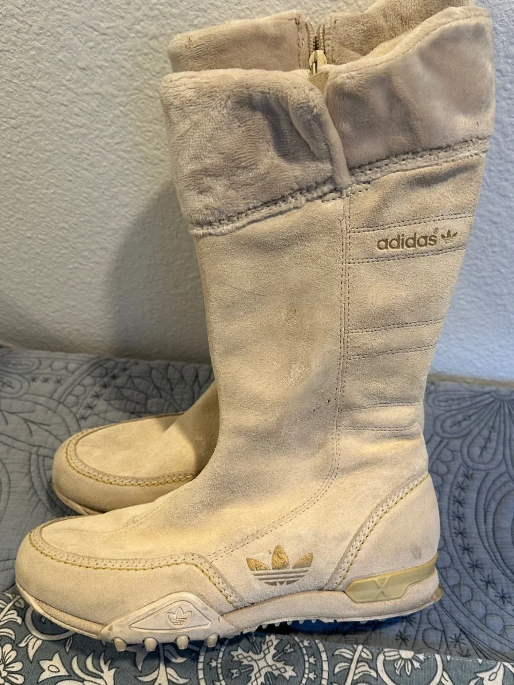 Vintage Adidas Midiru High Arosa Racing boots Suede